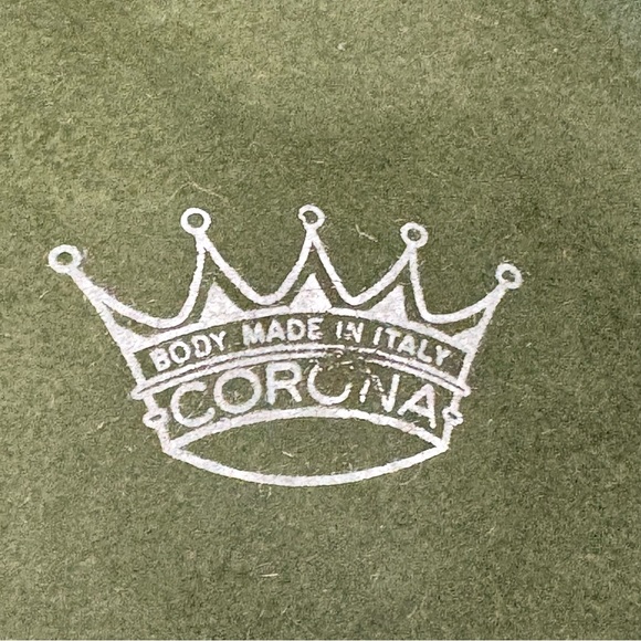 Women's Church Hat Green Retro Felt Made in Italy Brim Size 22.5 The Hat Rack - Picture 7 of 8